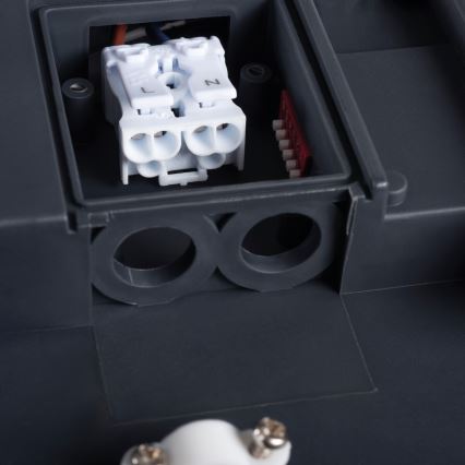 LED-ulkovalaisin anturilla BENO LED/18W/230V 4000K IP54 antrasiitti