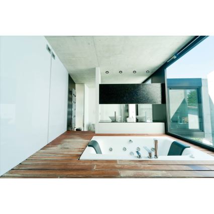 Kanlux 33122 - Upotettava valaisin kylpyhuoneeseen FLINI 10W IP44 musta