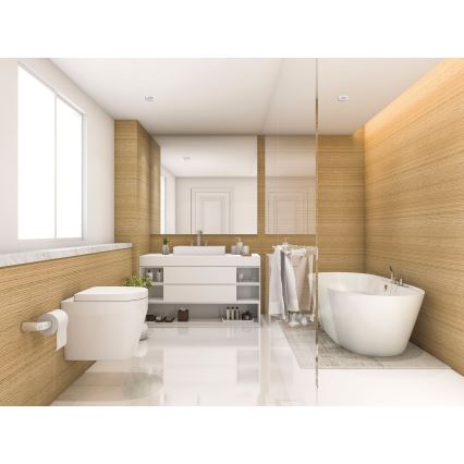 Kanlux 33123 - Upotettava balaisin kylpyhuoneeseen FLINI 10W IP44 valkoinen