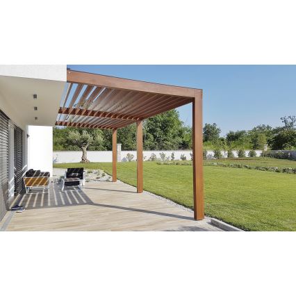 AQILO-ulkokohdevalaisin 1xGU10/7W/230V IP65 antrasiitti