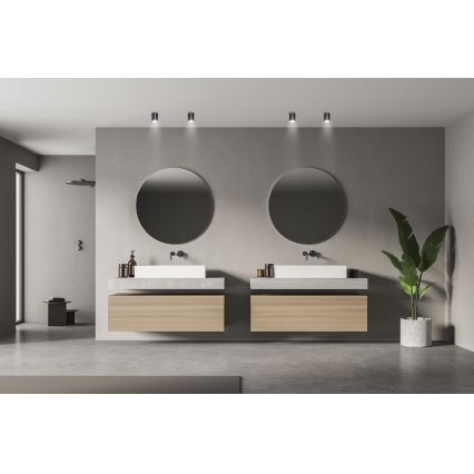 AQILO-ulkokohdevalaisin 1xGU10/7W/230V IP65 antrasiitti