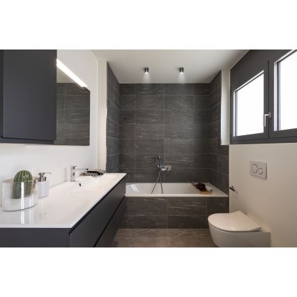 Kanlux 33362 - Ulkovalaisin AQILO 1xGU10/7W/230V IP65 antrasiitti