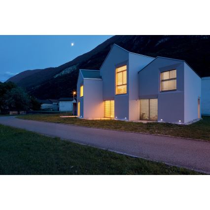 LED Sisäänrakennettu valo GLASI LED/3W/230V 4000K IP44 valkoinen