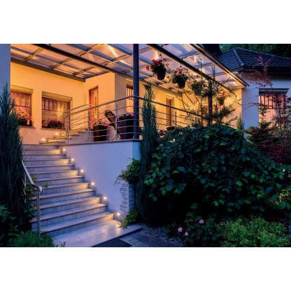 LED Sisäänrakennettu valo GLASI LED/3W/230V 4000K IP44 valkoinen