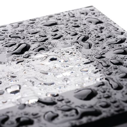 LED Sisäänrakennettu valo GLASI LED/3W/230V 4000K IP44 musta