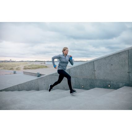 LED Sisäänrakennettu valo GLASI LED/3W/230V 4000K IP44 antrasiitti