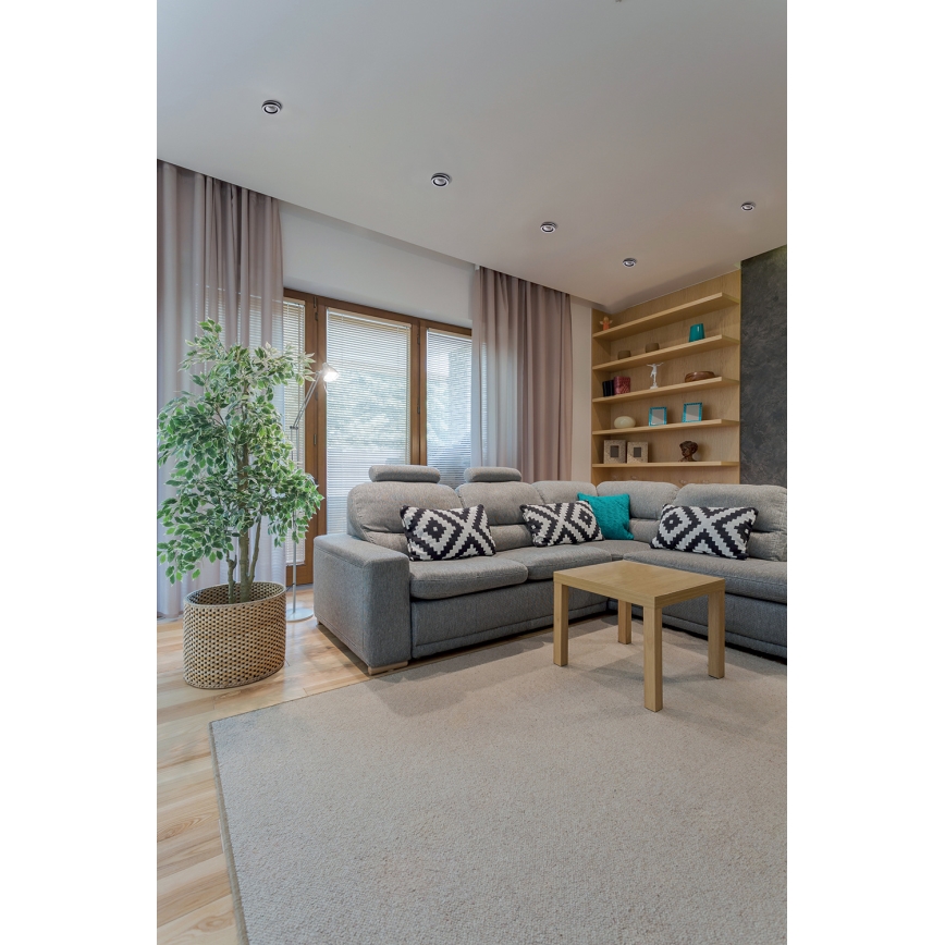 Upotettava valaisin ELICEO GU10/10W musta