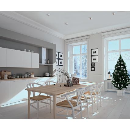 Upotettava valaisin ELICEO GU10/10W valkoinen/kulta