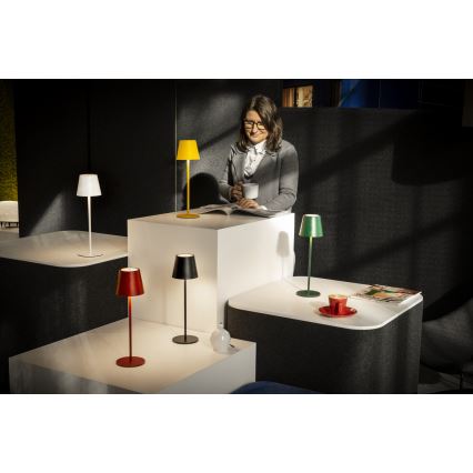 LED Himmennettävä ja ladattava pöytälamppu INITA LED/1,2W/1800 mAh IP54 keltainen