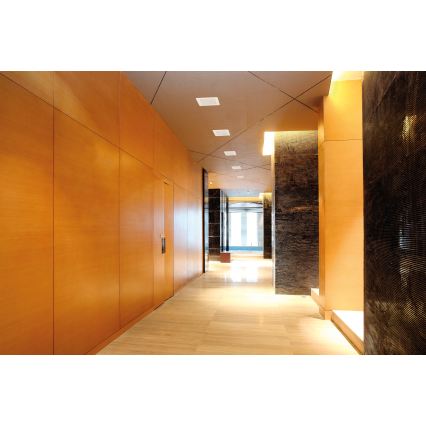 LED-kylpyhuoneen upotettava valaisin TAVO LED/5W/230V 3000/4000/6000K 9,5x9,5 cm IP44 valkoinen