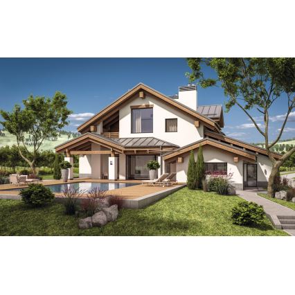 Ulkoseinävalaisin PEVO 1xGX53/11W/230V IP44 antrasiitti