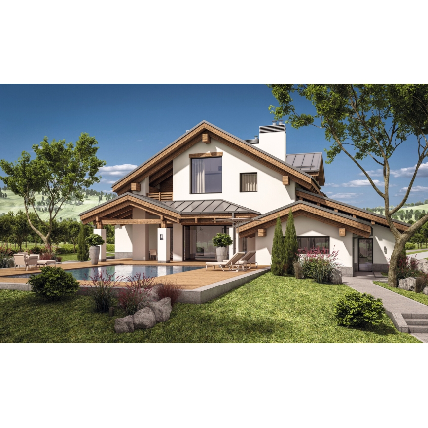 Ulkoseinävalaisin PEVO 1xGX53/11W/230V IP44 antrasiitti