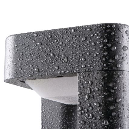 Ulkoseinävalaisin PEVO 1xGX53/11W/230V IP44 antrasiitti