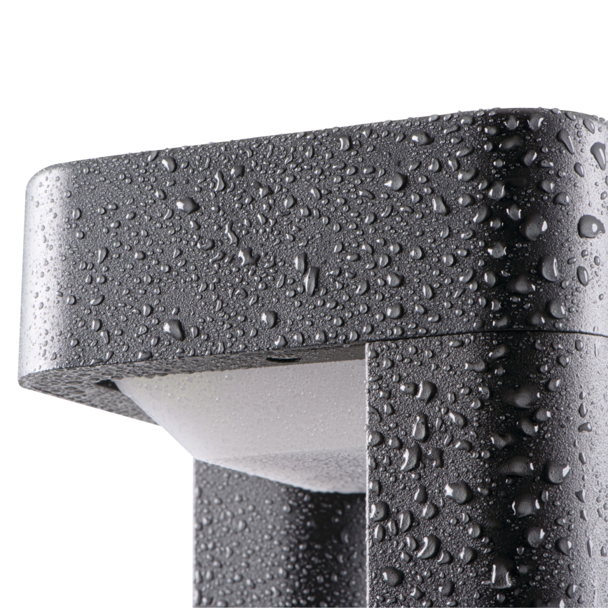 Ulkoseinävalaisin PEVO 1xGX53/11W/230V IP44 antrasiitti