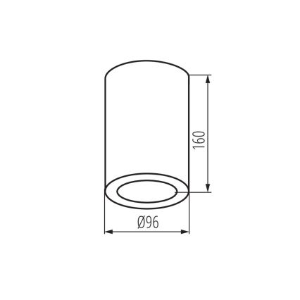 Kylpyhuoneen kohdevalo AQILO 1xE27/20W/230V IP65 valkoinen