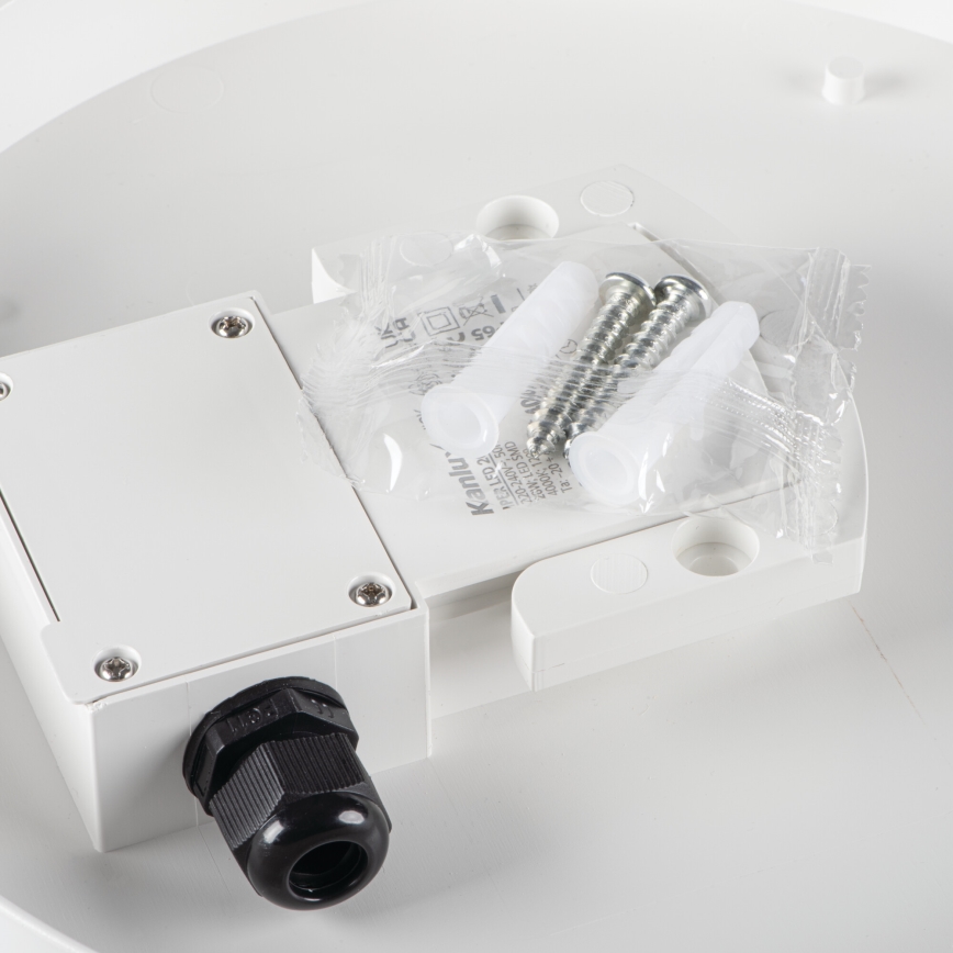 LED-kattotyövalo IPER LED/26W/230V IK10 IP65 pyöreä valkoinen