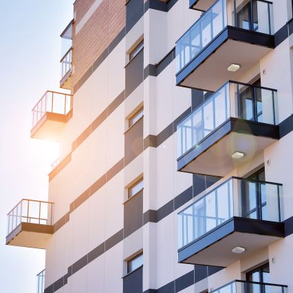 LED-kattotyövalo IPER LED/19W/230V IK10 IP65 kulmikas valkoinen