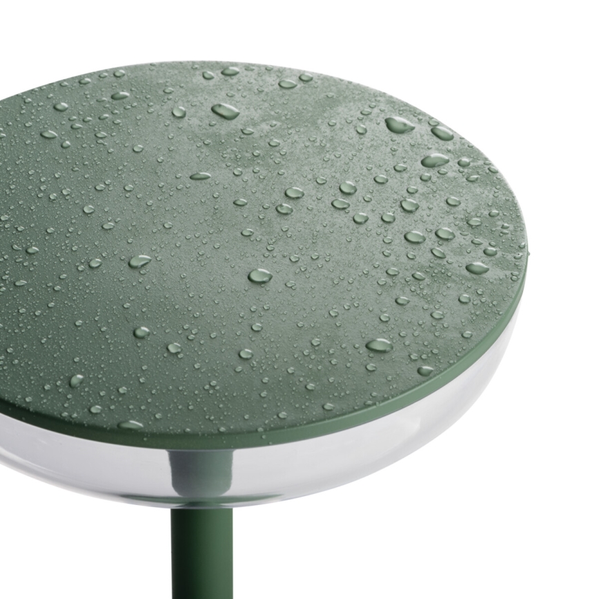 Kanlux 37313- LED Himmennettävä ladattava lamppu FLUXY LED/1,7W/1800 mAh IP44 vihreä