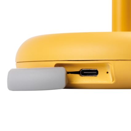 Kanlux 37314 - LED Himmennettävä ladattava lamppu FLUXY LED/1,7W/1800 mAh IP44 keltainen