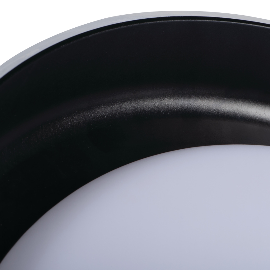 LED-kattovalaisin NIFU LED/17,8W/230V halkaisija 43 cm valkoinen/musta