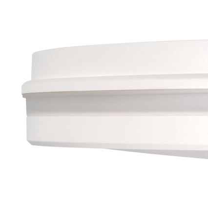 LED-ulkokattovalaisin BENO E LED/12W/230V 3000/4000/6500K halkaisija 20 cm IP65 valkoinen