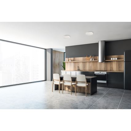 LED-ulkokattovalaisin BENO ECO LED/12W/230V 3000/4000/6500K halkaisija 20 cm IP65 valkoinen