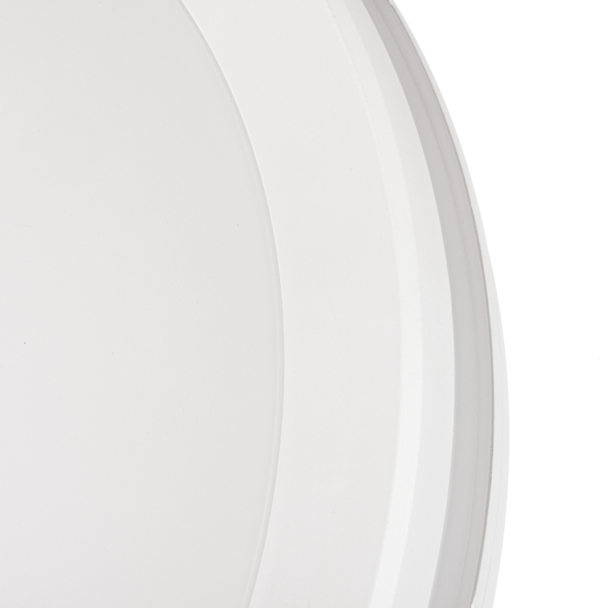 LED-ulkokattovalaisin BENO E LED/40W/230V 3000/4000/6500K halkaisija 40 cm IP65 valkoinen