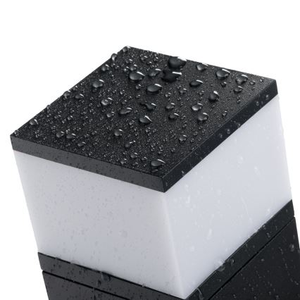 Ulkoseinävalaisin DASTEN 1xG9/11W/230V IP44 musta