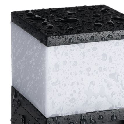 Ulkoseinävalaisin DASTEN 1xG9/11W/230V IP44 musta