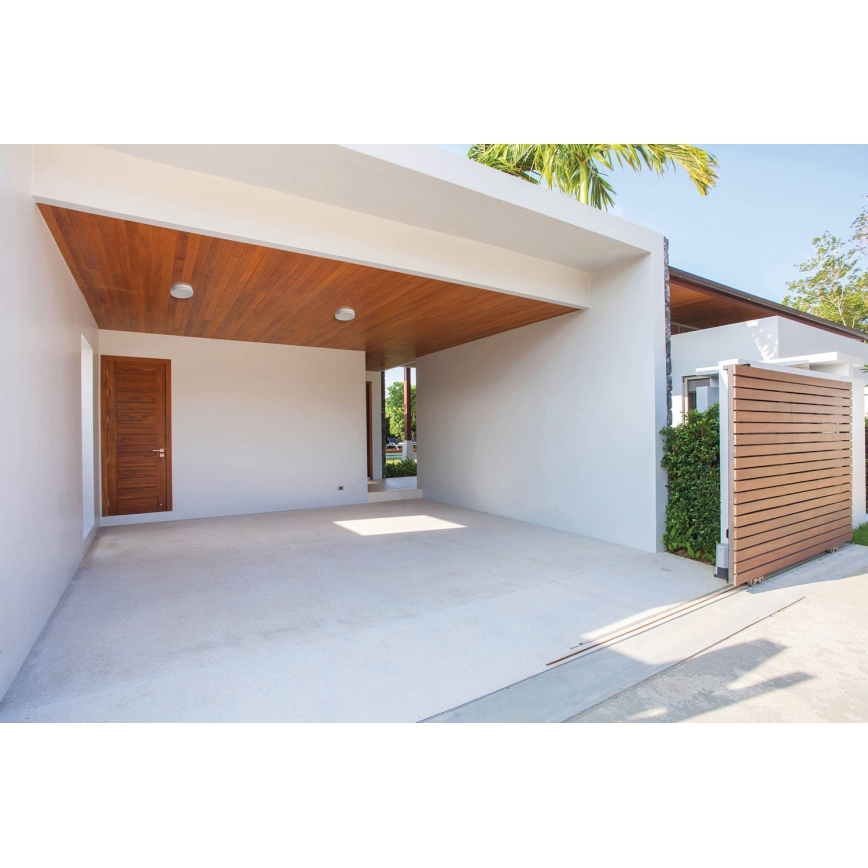 LED-ulkokattovalaisin liiketunnistimella BENO LED/12/18W/230V 3000/3500/4000K IP65 valkoinen pyöreä