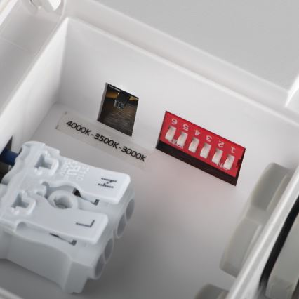 LED-ulkokattovalaisin liiketunnistimella BENO LED/12/18W/230V 3000/3500/4000K IP65 valkoinen pyöreä