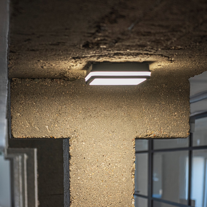 LED-ulkokattovalaisin BENO LED/24/30W/230V 3000/3500/4000K IP65 antrasiitti kulmikas