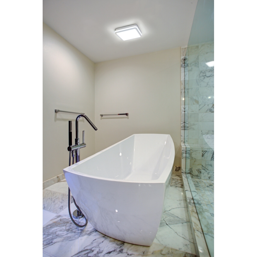 LED-ulkokattovalaisin BENO LED/24/30W/230V 3000/3500/4000K IP65 valkoinen kulmikas