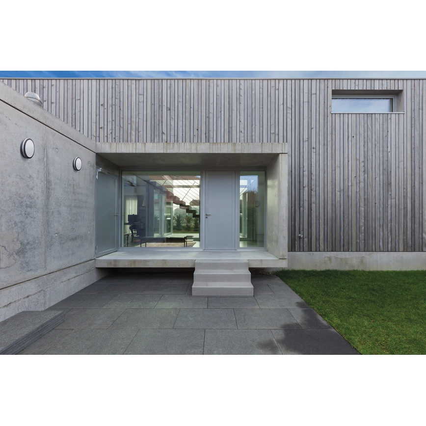 LED-ulkokattovalaisin liiketunnistimella BENO LED/24/30W/230V 3000/3500/4000K IP65 antrasiitti pyöreä