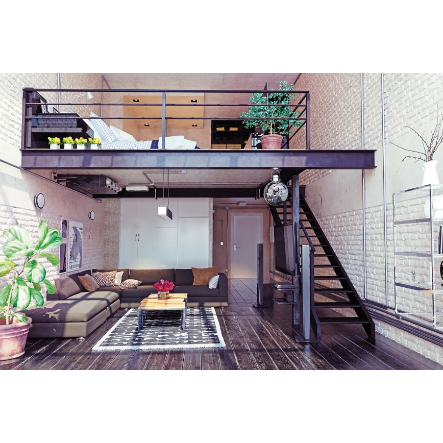 LED-ulkokattovalaisin liiketunnistimella BENO LED/24/30W/230V 3000/3500/4000K IP65 antrasiitti pyöreä