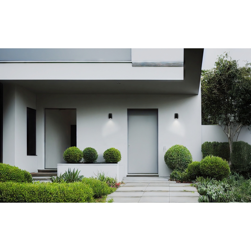 Ulkoseinävalaisin ZEVI 1xGU10/10W/230V IP54 musta