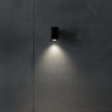 Ulkoseinävalaisin ZEVI 1xGU10/10W/230V IP54 musta