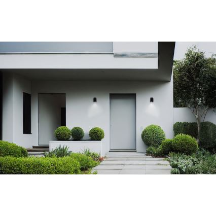 Ulkoseinävalaisin ZEVI 1xGU10/10W/230V IP54 antrasiitti