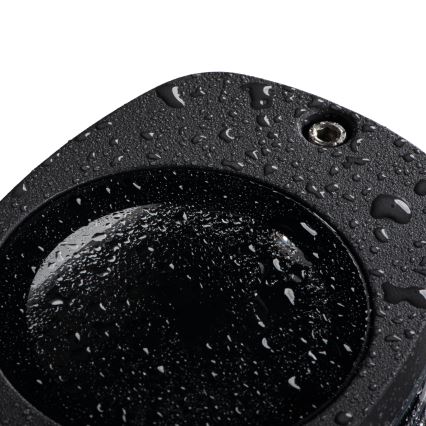 Ulkoseinävalaisin ZEVI 1xGU10/10W/230V IP54 musta