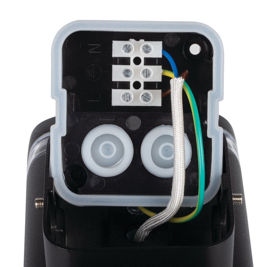 Ulkoseinävalaisin ZEVI 1xGU10/10W/230V IP54 antrasiitti