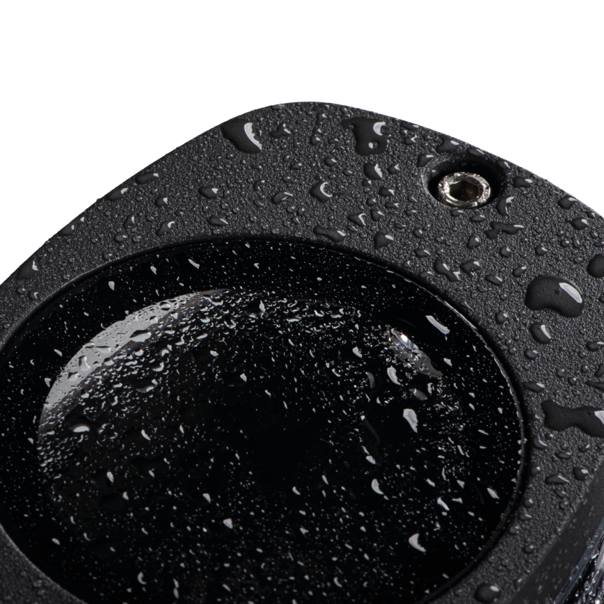 Ulkoseinävalaisin ZEVI 2xGU10/10W/230V IP54 musta