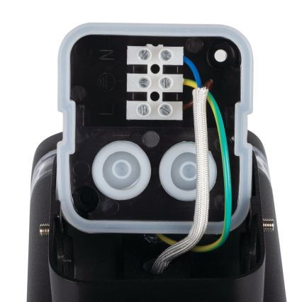 Ulkoseinävalaisin ZEVI 2xGU10/10W/230V IP54 antrasiitti