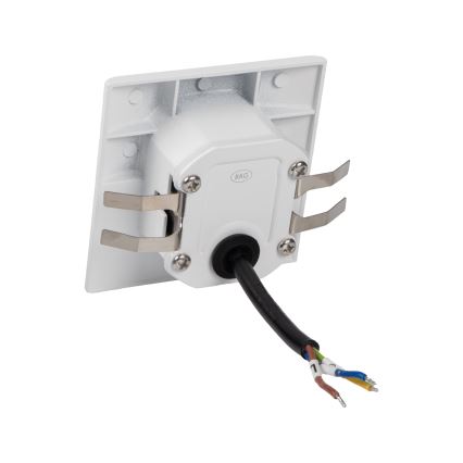 LED-porrasvalaisin liike- ja hämärätunnistimella EXIN LED/2,5W/230V 3000K IP65 valkoinen neliönmuotoinen