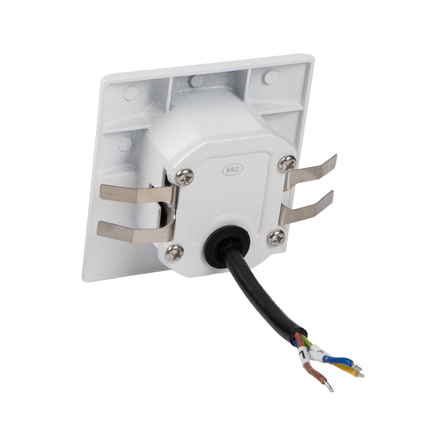 LED-porrasvalaisin liiketunnistimella ja hämäräkytkimellä EXIN LED/2,5W/230V 4000K IP65 valkoinen neliömäinen