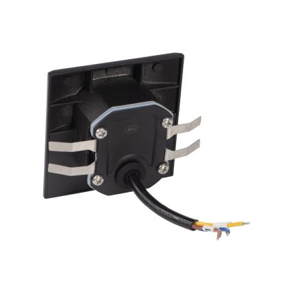 LED-porrasvalo liike- ja hämärätunnistimella EXIN LED/2,5W/230V 4000K IP65 musta neliömäinen