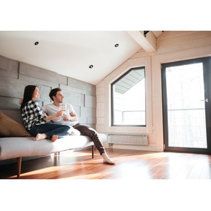 Upotettava LED-kattovalaisin FIZU LED/4W/230V 3000/4000/6500K musta