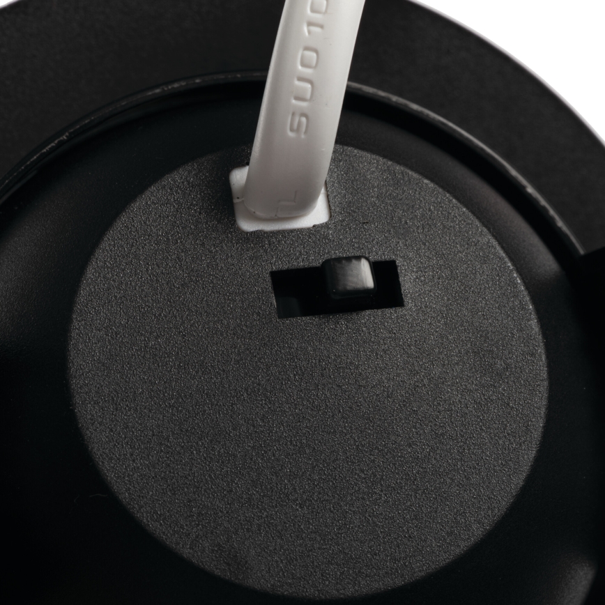 Upotettava LED-kattovalaisin FIZU LED/4W/230V 3000/4000/6500K musta