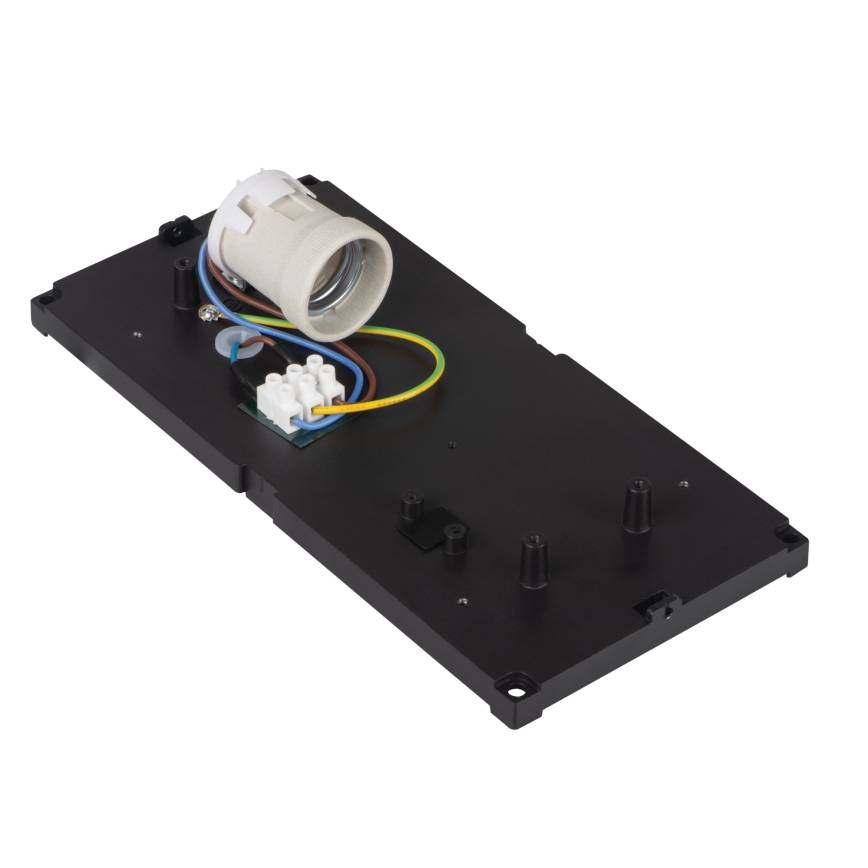 Ulkoseinävalaisin LERTO 1xE27/15W/230V IP54 musta