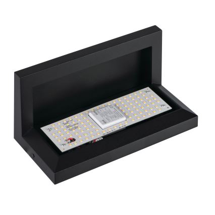 LED-ulko-seinävalaisin LERTO LED/12W/230V IP54 musta