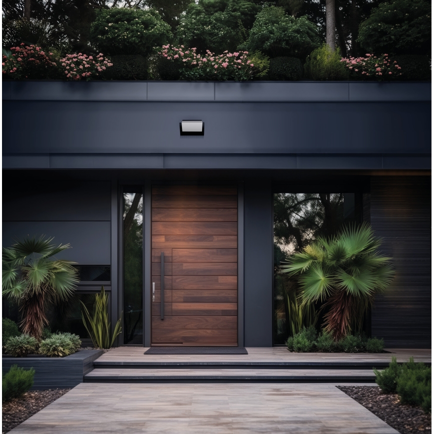 LED-ulkoseinävalaisin liiketunnistimella ja hämäräkytkimellä XERTO LED/20W/230V 3000/4000/6500K IP44 musta